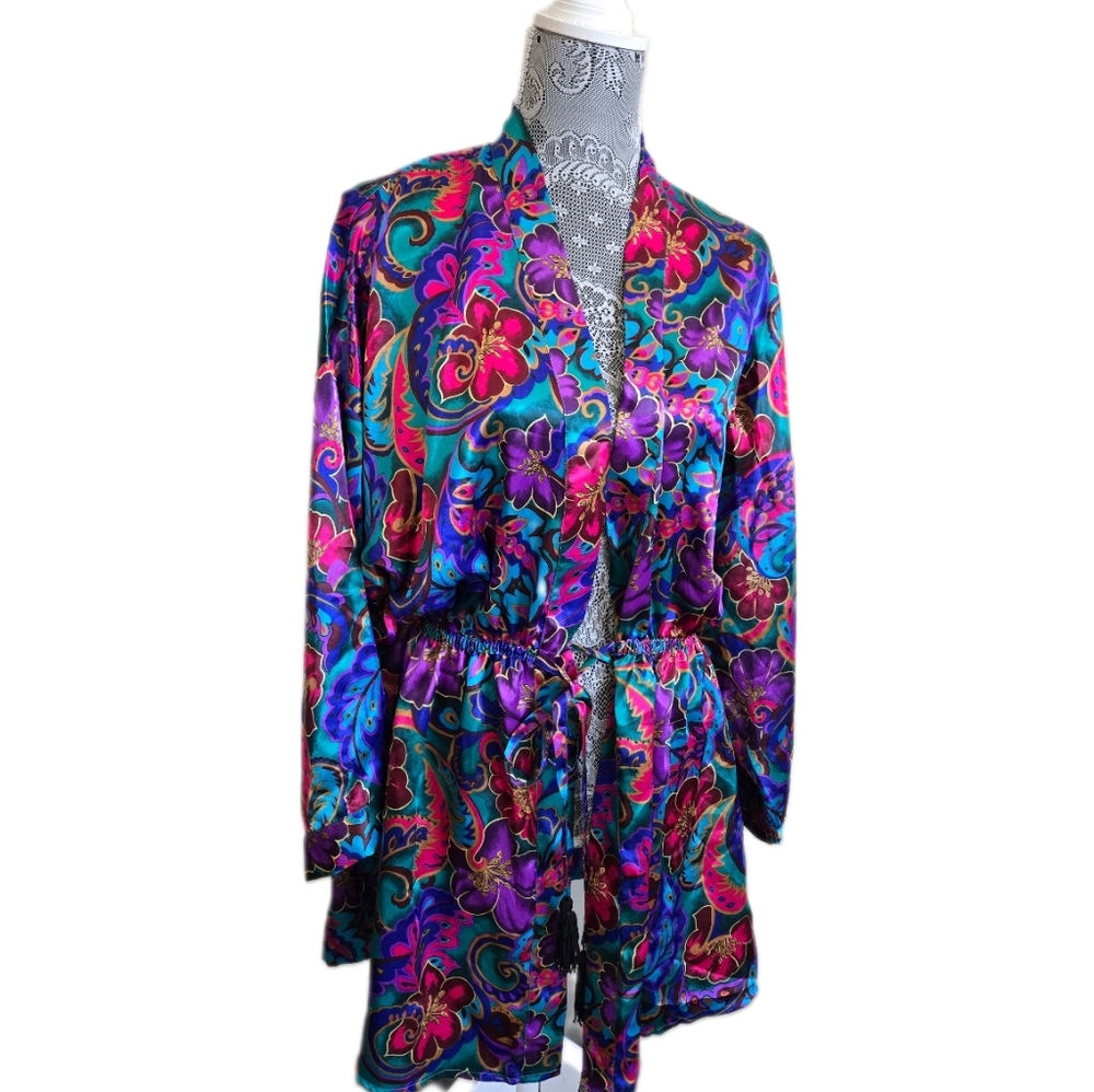 Victoria's Secret Multicolor Floral Robe